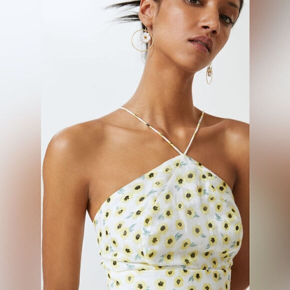 Anthropologie Hutch Ditsy Floral Halter Romper NWT - Picture 8 of 9